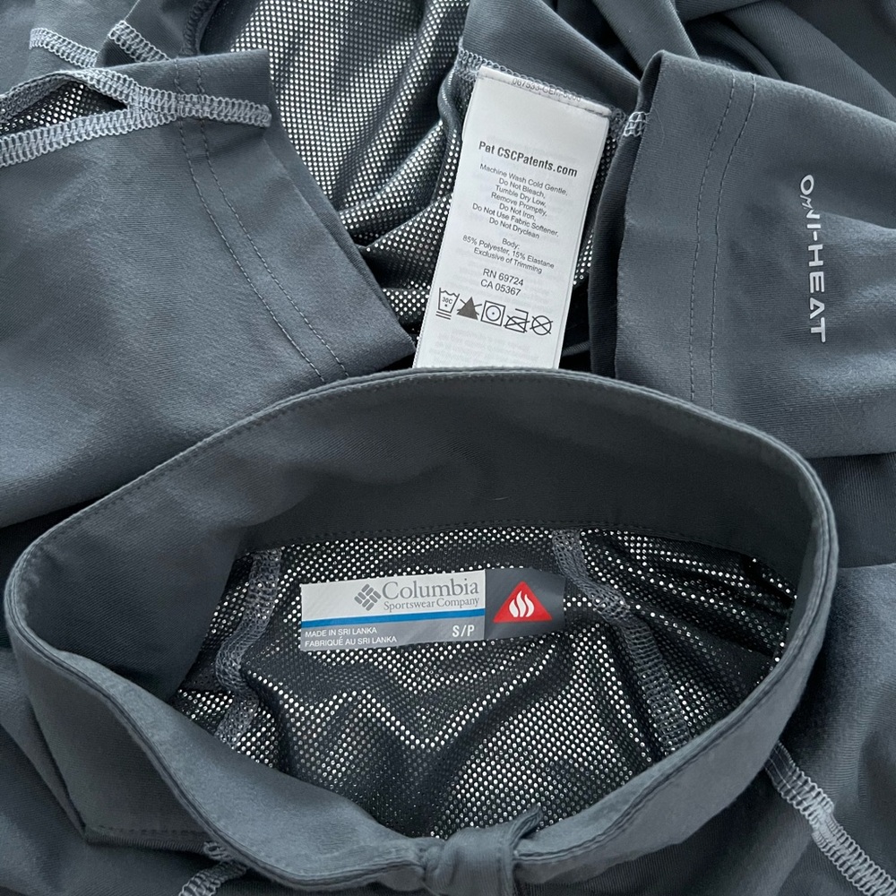 COLUMBIA OMNI-HEAT THERMAL REFLECTIVE GRAY LIGHT WEIGHT JACKET SIZE S/P - Picture 16 of 17